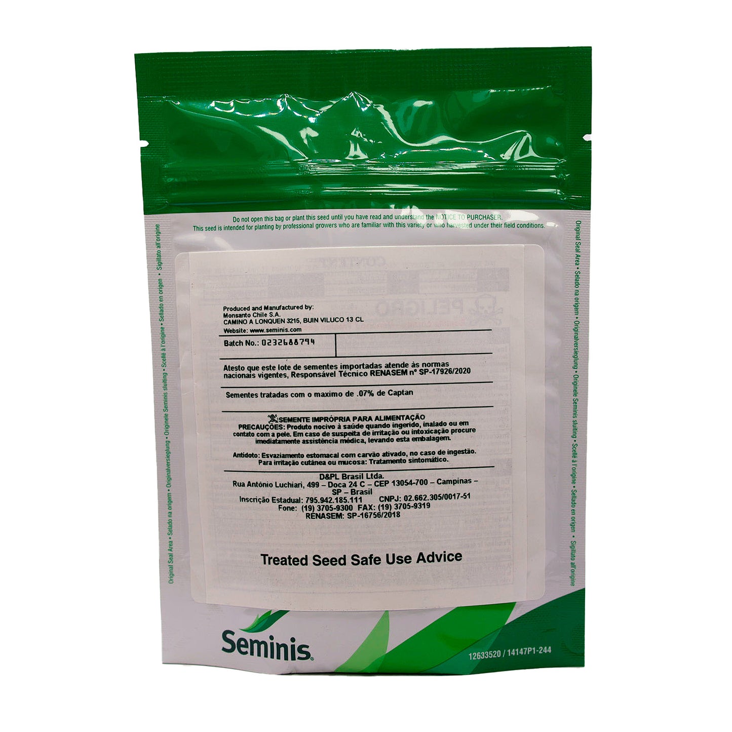 Pepino Híbrido Aodai Exocet - 3.000 sementes